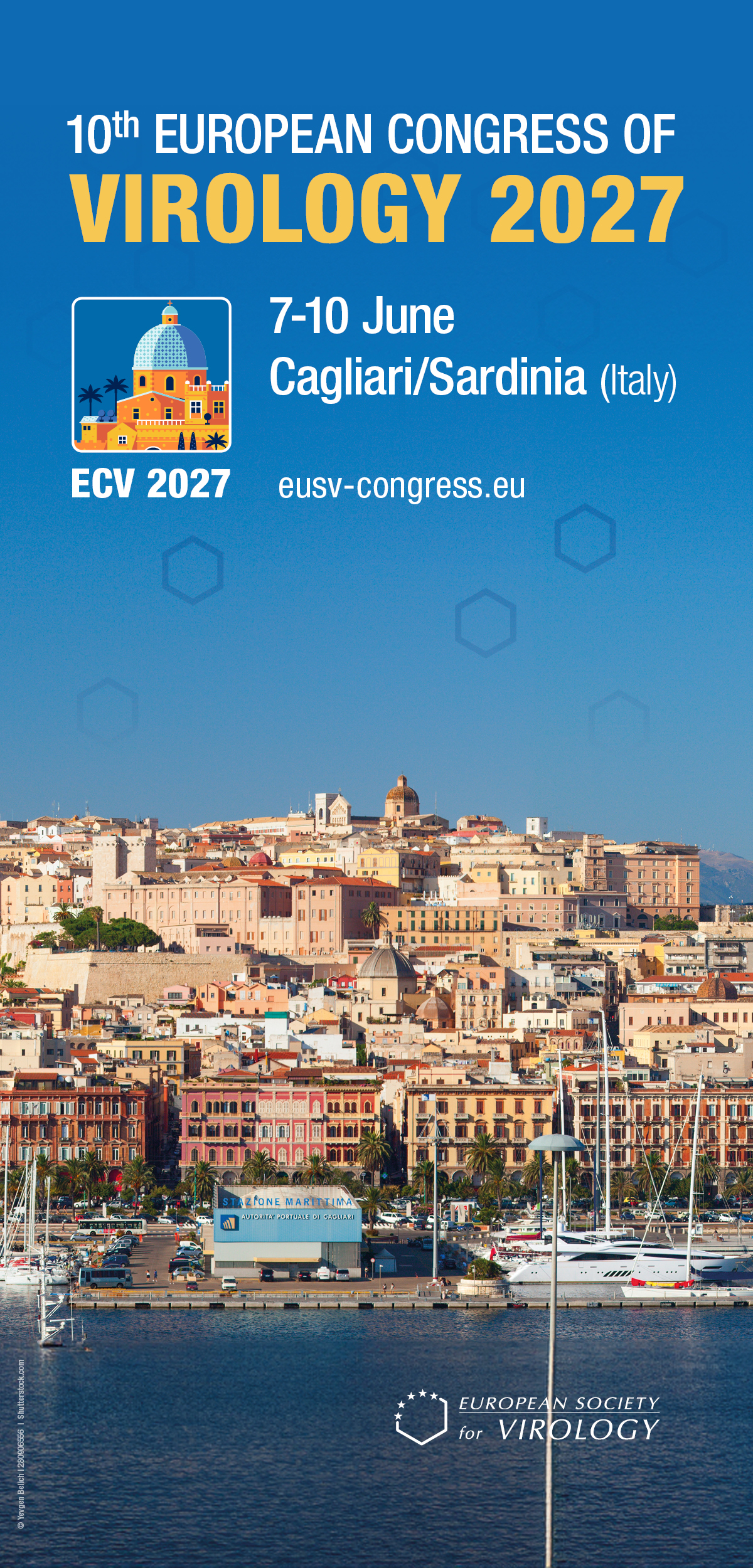 10th European Congress of Virology 2027 – Cagliari, Sardinia, 7-10 June